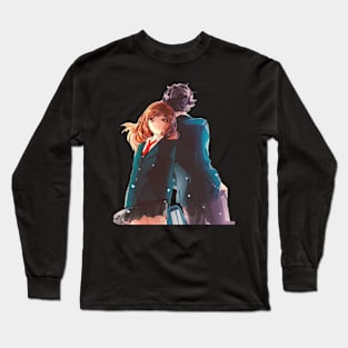 Blue Spring Ride Cute Futaba X Kou! Long Sleeve T-Shirt